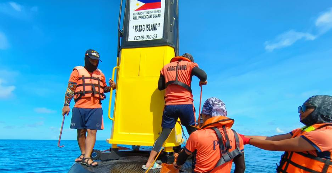 Philippine Coast Guard Marks Sovereignty with   Navigational Buoys Installation