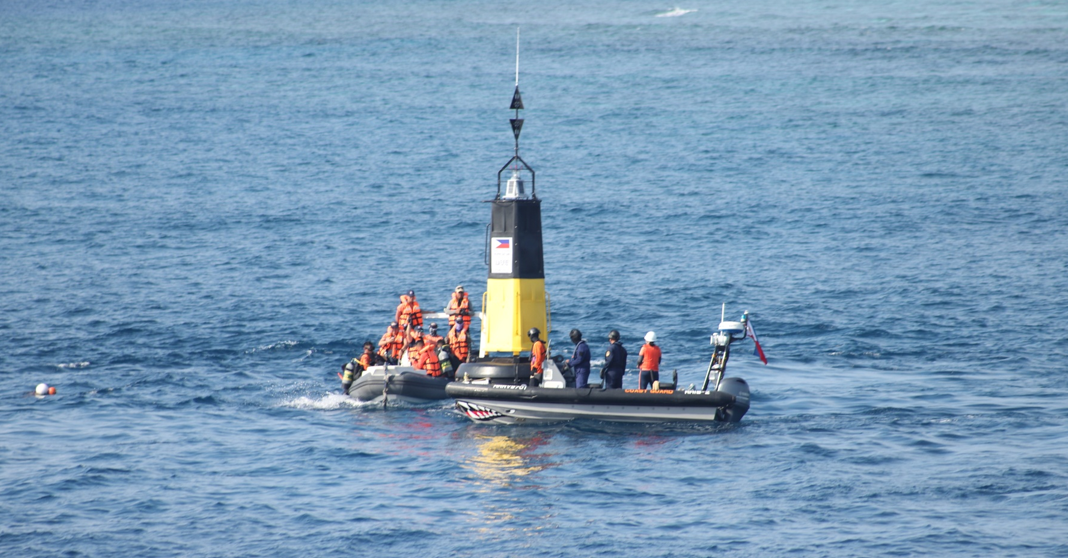 The Philippine Coast Guard Enhances Maritime Safety with New Navigational Buoys in the West Philippine Sea