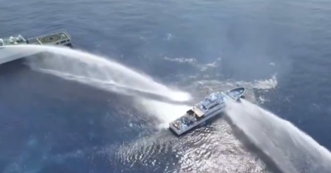 Philippine Coast Guard and BFAR Vessel Harassed by China Coast Guard and Maritime Militia During Patrol Near Bajo De Masinloc