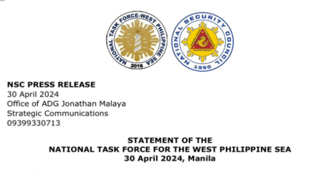 NTF WPS Condemns China’s Obstruction of Philippine Humanitarian Mission at Bajo De Masinloc