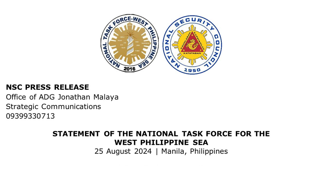 NTF-WPS Condemns Aggressive Interference by Chinese Vessels Targeting BFAR Humanitarian Mission
