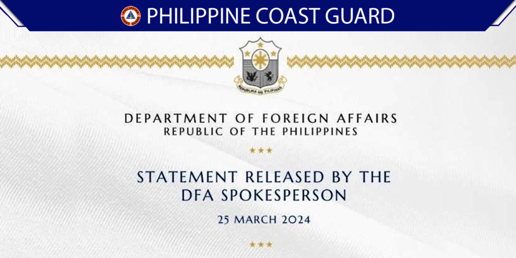 Philippines Protests China’s Aggression at Ayungin Shoal
