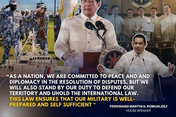 House Speaker Romualdez Applauds President Marcos for Signing Self-Reliant Defense Posture Act