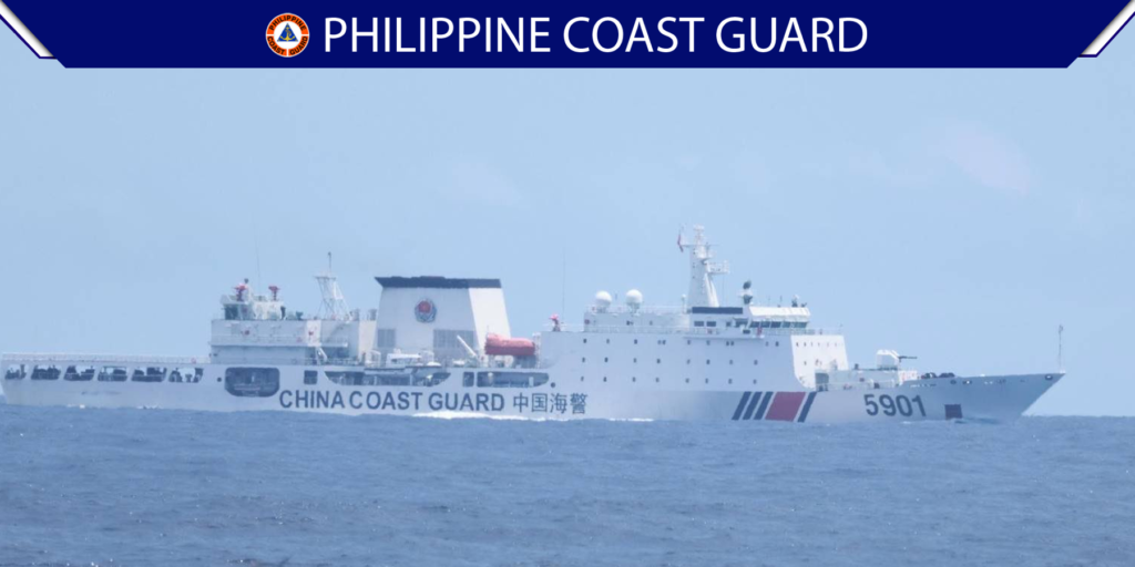 PCG Tracks CCG 5901’s Movements in Philippine EEZ
