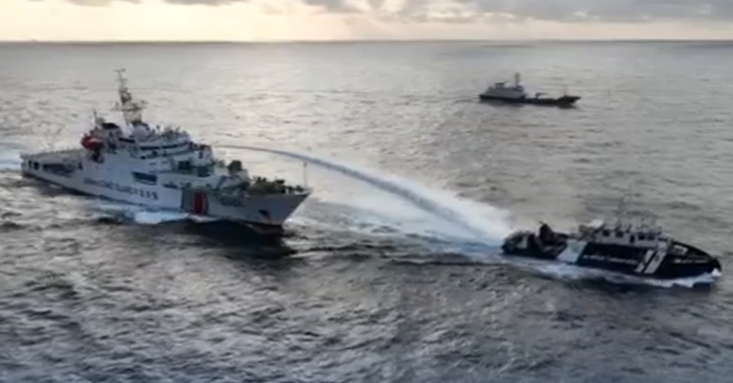 PCG, BFAR Vessels Harassed by China Coast Guard in Bajo de Masinloc