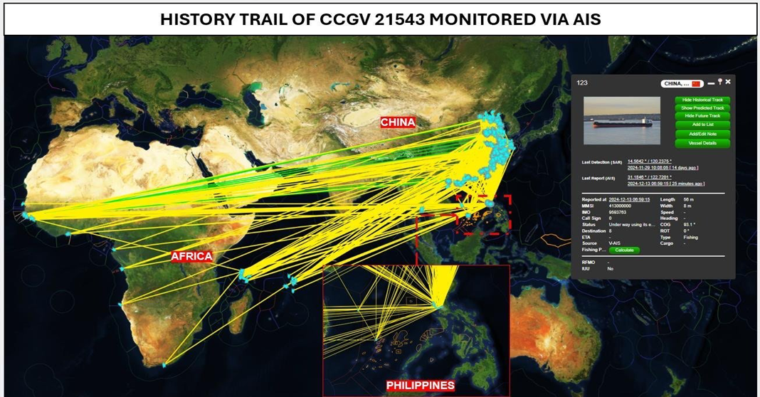 China’s Coast Guard Caught in AIS Spoofing Scheme in the WPS