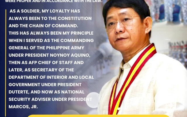 Statement of Secretary Eduardo Año during the Public Hearing of the Senate Committee on Foreign Relations