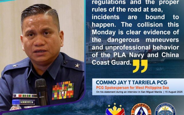 PCG Will Continue To Defend The West Philippine Sea Despite China’s Provocation