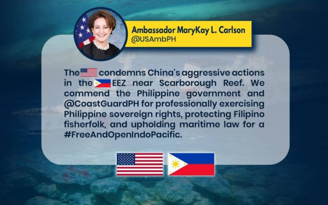 Global Allies Stand with the Philippines, Urge China to Respect Law at Bajo de Masinloc