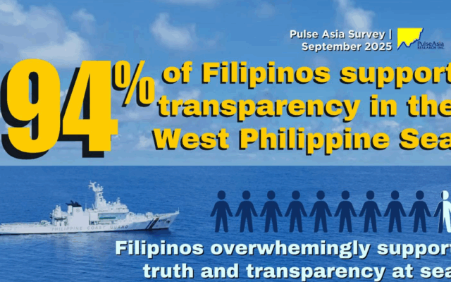 Filipinos stand with Transparency in the West Philippine Sea