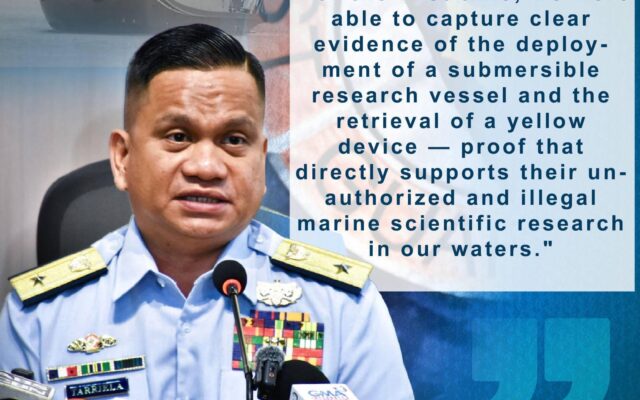 PCG Captures Clear Evidence of Unauthorized Chinese Marine Scientific Research Activities in West Philippine Sea