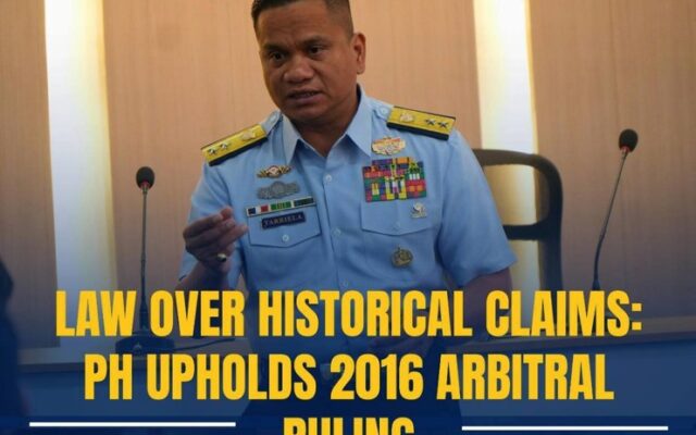 PH Stands by International Law in the West Philippine Sea Issue