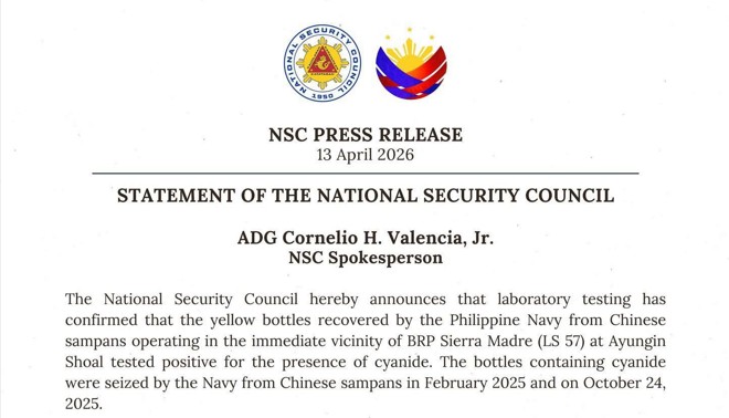 Philippines Rebuts China Claims, Cites Evidence and International Law on Ayungin Shoal