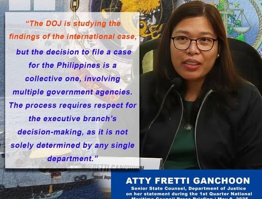 Unity In Action: Atty. Ganchoon Highlights Whole-Of-Government Decision-Making on Maritime Legal Efforts