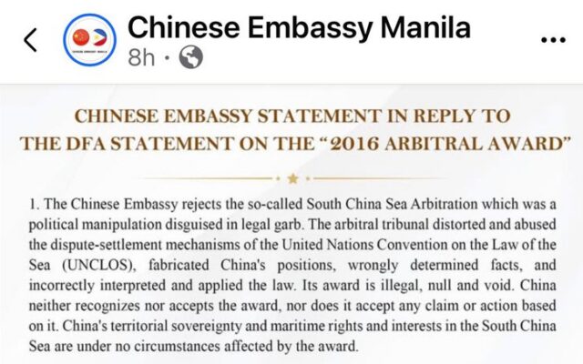 Why have we come to this point? A foreign embassy in Manila now tramples upon our sovereignty without the slightest hesitation.