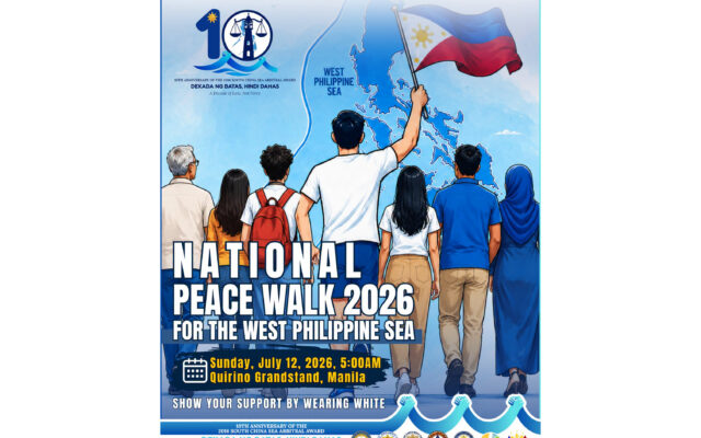 Walk as One. Stand for Our Seas. Defend the West Philippine Sea.
