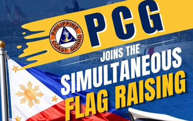 PCG Joins Simultaneous Flag Raising Ceremony in Commemoration of the 10th Anniversary of the 2016 Arbitral Award