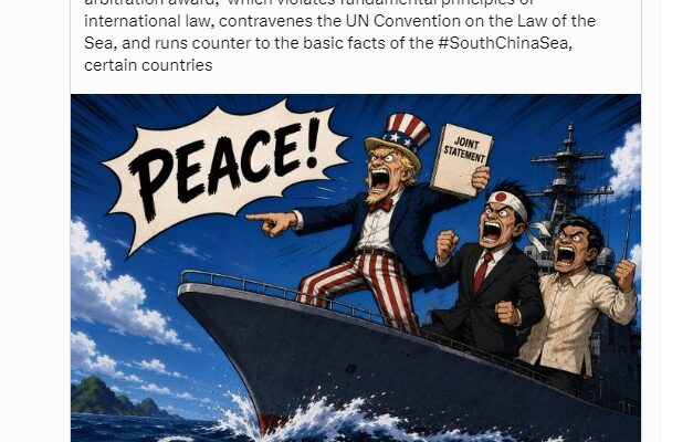 Beijing calls the Award “so-called” — for the tenth straight year. But name-calling doesn’t amend UNCLOS.