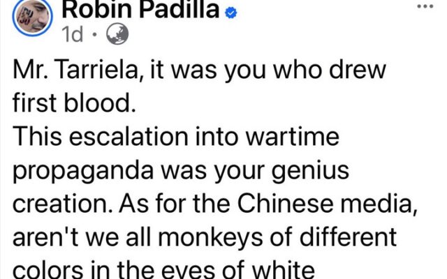Senator Robin Padilla, it seems that even after I’ve explained it in Tagalog, you still haven’t understood.