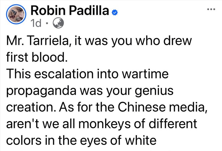 Senator Robin Padilla, it seems that even after I’ve explained it in Tagalog, you still haven’t understood.