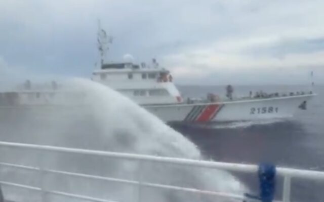 China Coast Guard Employs Water Cannons Against PCG and BFAR Vessels Conducting Legitimate Maritime Operations Near Bajo de Masinloc