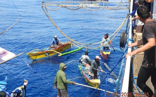 PCG Conducts MDA Flight in Support of BFAR’s KBBM at Bajo de Masinloc