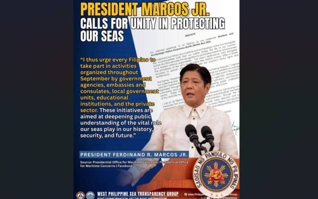 Our Seas, Our Rights, Our Responsibility: President Marcos Jr. Calls for Unity and National Resolve