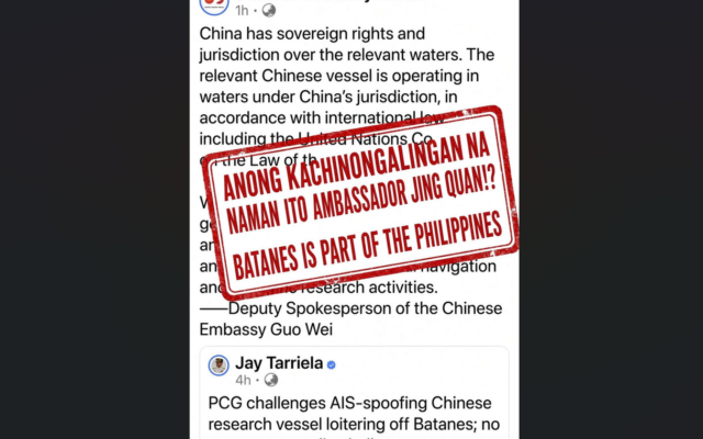 Ambassador Jing Quan, what kind of nonsense is this again? Just admit it — are you making this up, or did you really not read UNCLOS?