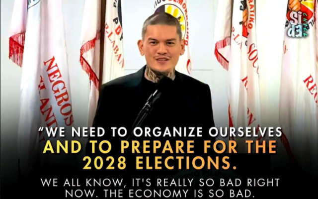 I agree with Mayor Baste Duterte that we need to organize ourselves and prepare for the 2028 elections, for two reasons:
